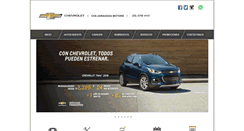 Desktop Screenshot of chevroletzaragozamotors.com.mx